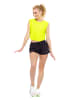Winshape Functional Light Cropped Top AET115 in neon gelb