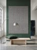 KADIMA DESIGN Flachwebteppich Uni BROYE Polypropylen Grau 140 x 200 cm in Grau