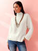 Heine Strickpullover in ecru