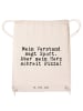 Mr. & Mrs. Panda Beutel Mein Verstand sagt Sport.... mit Spruch in Creme
