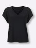 creation L Shirttop in schwarz