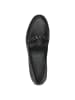 Tamaris Slipper in BLACK LEATHER