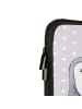 Mr. & Mrs. Panda Laptop Tasche Pinguine trösten mit Spruch in Grau Pastell