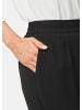 GOLDNER Schicke Stoffhose MARTHA mit Teildehnbund in schwarz