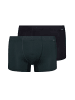 Hanro 2er-Pack Retro Boxershorts Cotton Essentials in laurel/black