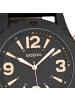 Oozoo Analog-Armbanduhr Oozoo Timepieces schwarz groß (ca. 45mm)