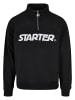 STARTER Zip-Kapuzenpullover in schwarz