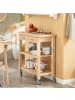 SoBuy Servierwagen in Natur - (B)80 x (H)90 x (T)40cm