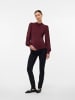 Vero Moda Strickpullover in Winetasting