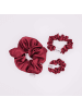 Claide Scrunchie Red Silk Bundle (3er-Pack)  in  Rot