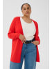 KAFFE curve Strickjacke KCfarsia Regular fit in Poppy Red