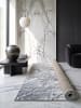KADIMA DESIGN Teppichläufer Abstrakt pflegeleicht Wohnzimmer Schlafzimmer Flur in Grau