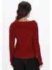 faina Women Sweater in burgundy