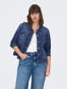 ONLY Carmakoma Jeansjacke in Medium Blue Denim