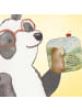 Mr. & Mrs. Panda Untersetzer Bär Seifenblasen Design mit Spruch in Weiß