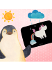 Mr. & Mrs. Panda Badematte Einhorn Pupsen ohne Spruch in Schwarz