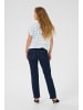 Kaffe Ärmellose Bluse KAamber in Soft Chambray / Chalk Graphic