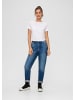 QS Denim Hose 7/8 in Blau