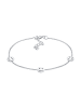 Elli Armband 925 Sterling Silber mit Smiling Face, Plättchen, Smiling Face in Silber