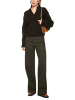 MARC CAIN COLLECTIONS Grobstrickpullover Knitted in Germany in Forest Night New