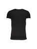 cavalli CLASS Schwarzes Baumwoll-T-Shirt