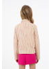 faina Mädchen Blazerjacke in Pink Wollweisser Streifen