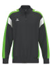 erima Unisex Erwachsene, Erwachsene Trainingsjacke in schwarz/green gecko