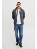 !SOLID Kapuzensweatjacke in grau