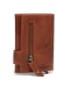 The Chesterfield Brand Portland - Kreditkartenetui 6cc 10 cm RFID (light grey) in cognac