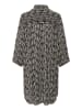 Kaffe Langarm - Hemd KAjessi Loose fit in Black/Chalk Graphic Lines