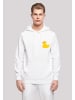 F4NT4STIC Basic Hoodie Yellow Rubber Duck HOODIE UNISEX in weiß