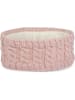 styleBREAKER Strick Stirnband in Rose