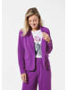 GOLDNER Kurzgröße:  Blazer Jersey-Blazer in aubergine