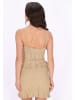faina Women Top in beige gold