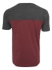 Urban Classics T-Shirt in burgundy/cha/gry
