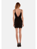 TOOCHE Kleid "Schmetterling" in Schwarz