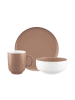18-tlg. Frühstücks-Set Sento Home Pure Colors in Cocoa Brown