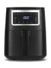 Gourmet Maxx Heißluft-Fritteuse Digital 4l 1300W schwarz matt Schwarz