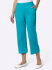 Sieh an! 7/8-Freizeithose in türkis