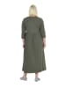 Ulla Popken Kleid in olivgrau