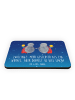 Mr. & Mrs. Panda Magnet Zwillinge Spaß mit Spruch in Sternenhimmel Blau