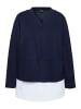 Ulla Popken Sweatshirt in marine