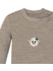 Normani Outdoor Sports Baby Merino Set Wollpullover und Unterhose in Beige
