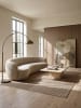 KADIMA DESIGN Flachwebteppich Geometrisch flachgewebt pflegeleicht Wohnzimmer Flur in Natur
