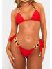 Moda Minx Bikini Hose Boujee seitlich gebunden in rot