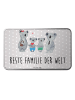 Mr. & Mrs. Panda Blechbehälter Koala Familie zwei mit Spruch in Grau Pastell