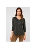 Street One Langarmshirt in bassy olive