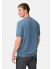 Camel Active Strickshirt aus reiner Baumwolle in Steinblau