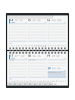 BRUNNEN Wochen-Sichtkalender 755 60 8,7x15,3cm 1 Woche/2 Seiten Leder schwarz 2026