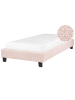 Beliani Kinderbett ROANNE in Rosa/Messing - (W) 100 x (H) 29 x (L) 213 cm